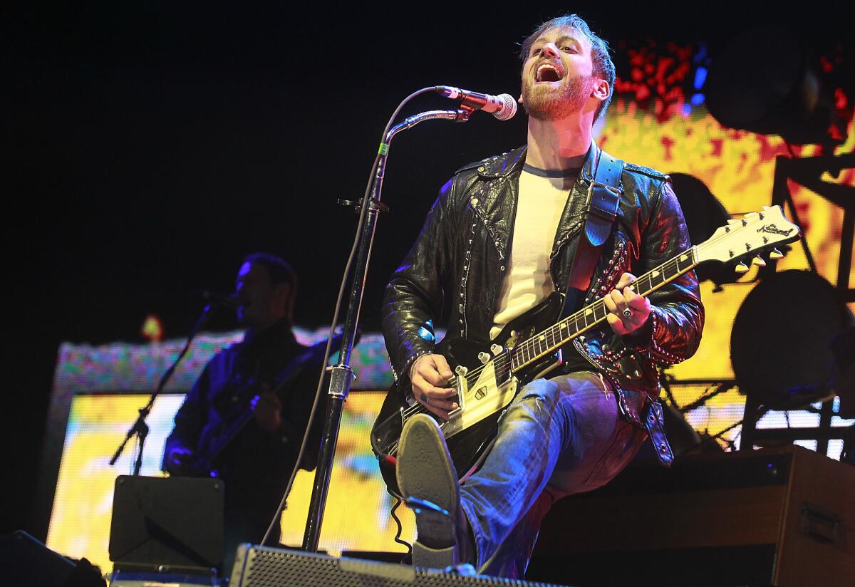 The Black Keys' Dan Auerbach at the 2012 edition of Coachella Valley Music and Arts Festival.