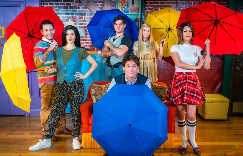 The national touring cast of "Friends! The Musical Parody."