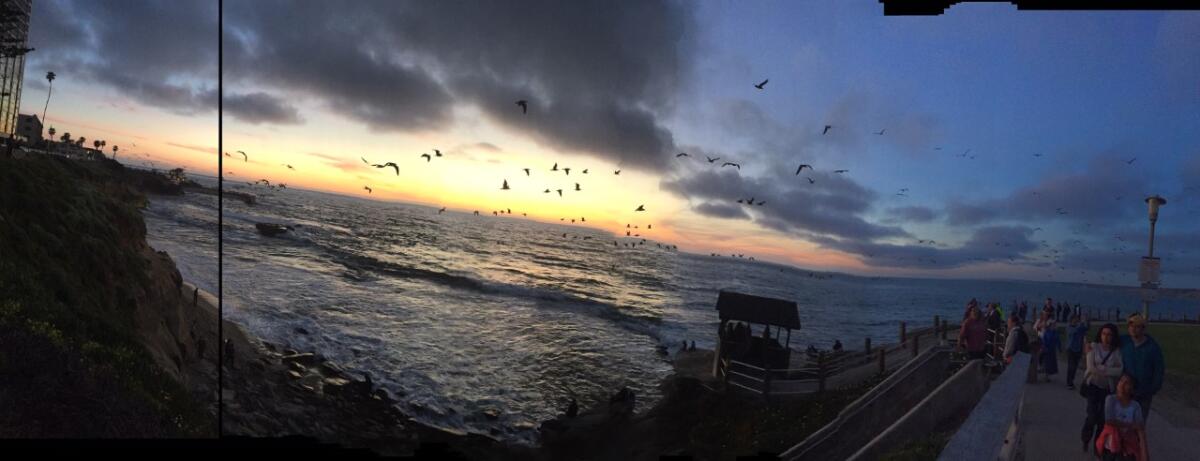 Sunset in La Jolla.