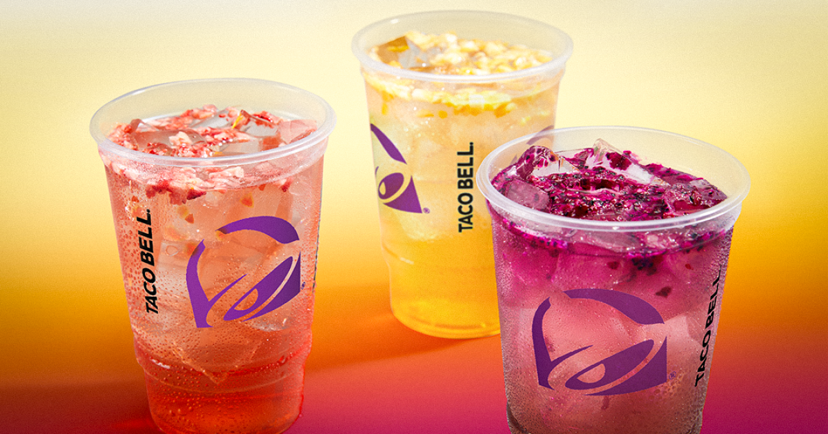 Three Agua Refrescas flavors are being tested at an Irvine Taco Bell.