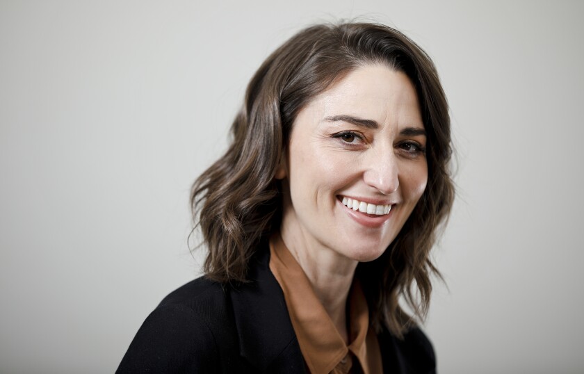 FILE - This March 26, 2019 photo shows musician Sara Bareilles posing for a portrait in New York. The singer-songwriter of “Brave” and “Love Song” will star in a return of the musical "Waitress," playing the lead role of Jenna Hunterson. She’ll be in the show when it restarts at the Ethel Barrymore Theatre on Sept. 2 through Oct. 17. (Photo by Brian Ach/Invision/AP, File)