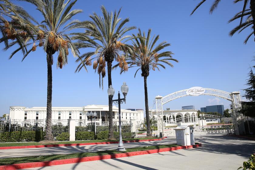 The Trinity Broadcast Network compound in Costa Mesa on Wednesday, February 28th.