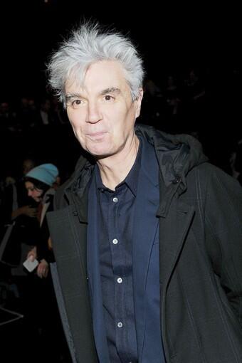 Musician David Byrne attends the Narciso Rodriguez fall 2010 fashion show.