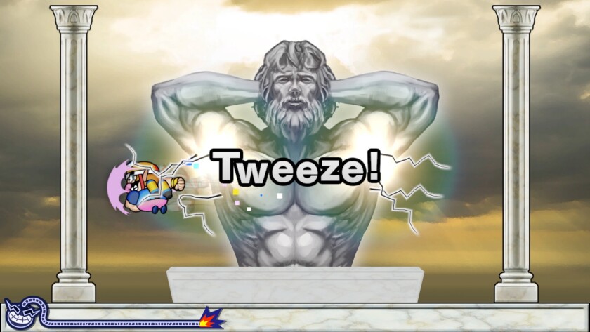 A game sequence in "WarioWare: Get It Together!"