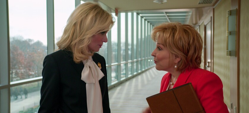 Judith Light and Bette Midler in a scene from the season finale of Netflix’s “The Politician.”