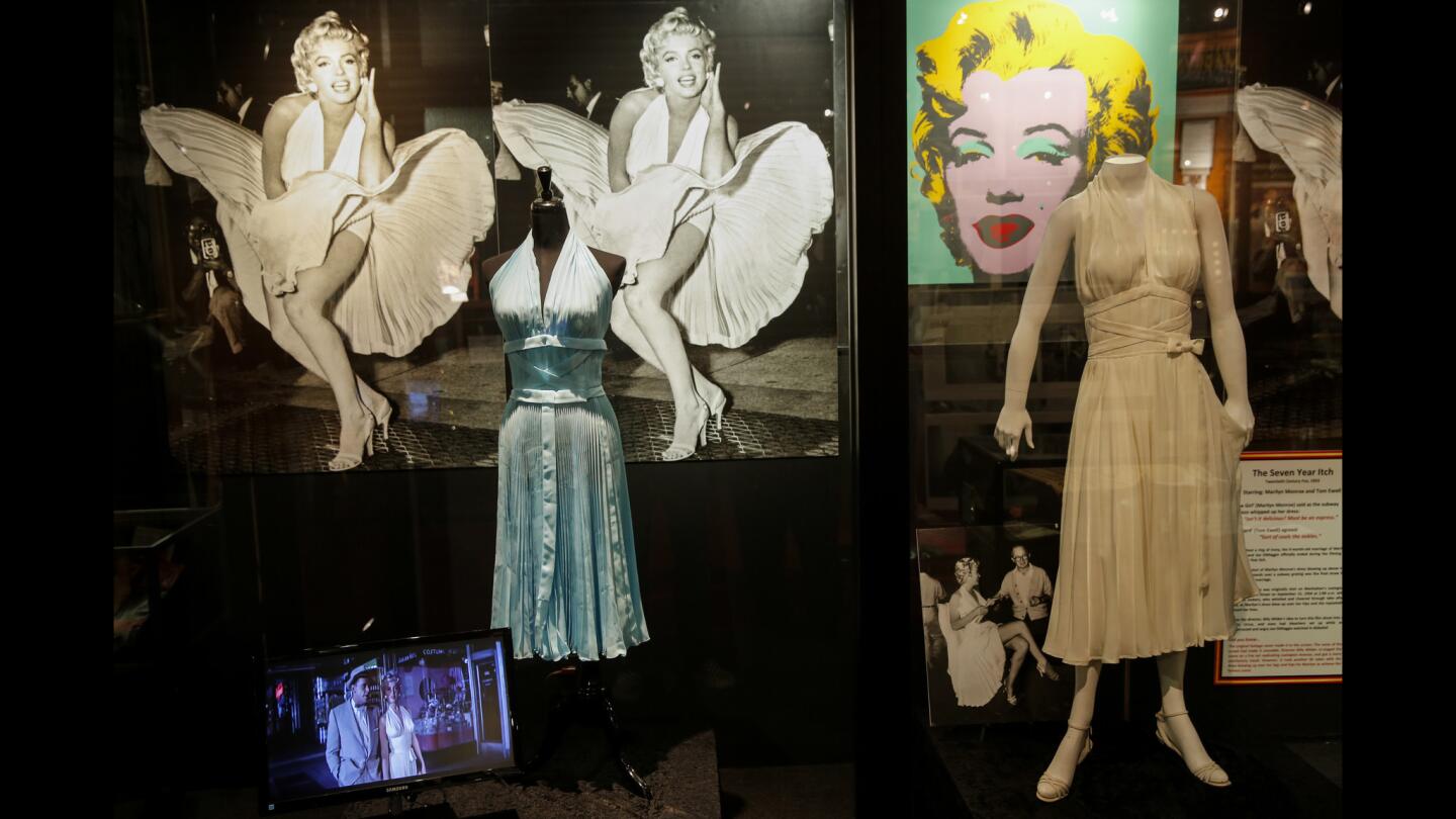 Dresses worn by Marilyn
