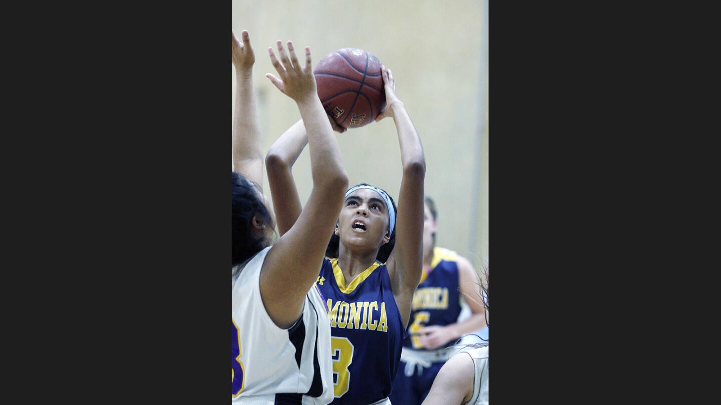 Photo Gallery: St. Monica Academy vs. Holy Family nonleague girls' basketball