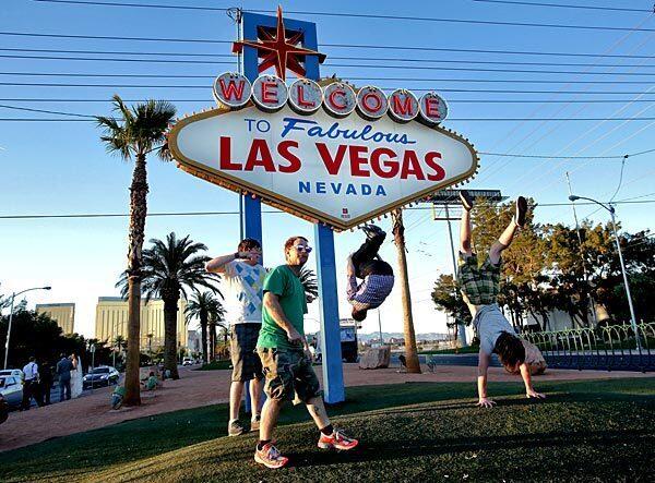 Las Vegas' welcome sign