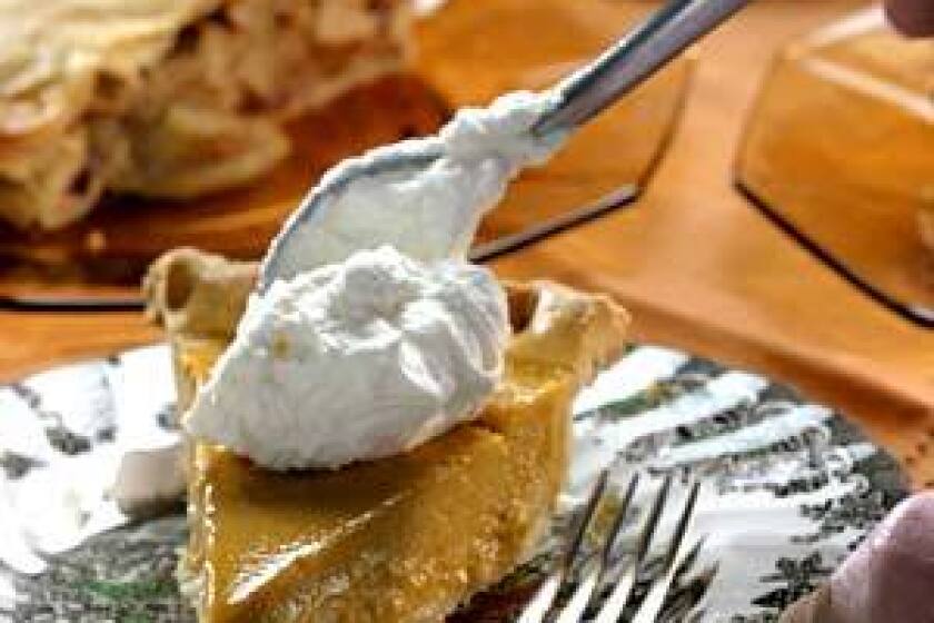 CLASSIC: Nothing beats pumpkin pie for Thanksgiving.