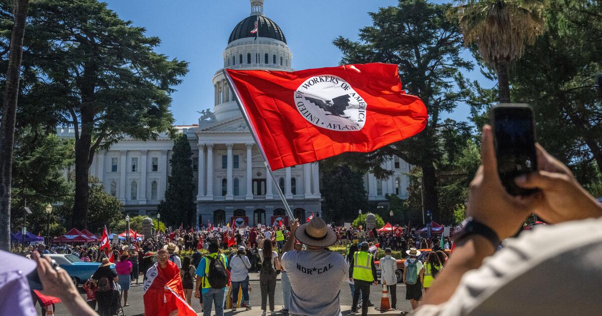 Wonderful Co. sues to halt California card-check law that made it easier to unionize farmworkers
