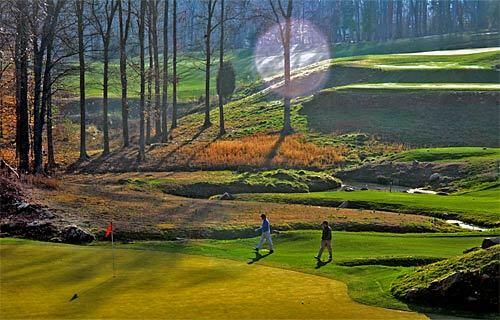 North Carolina golfing