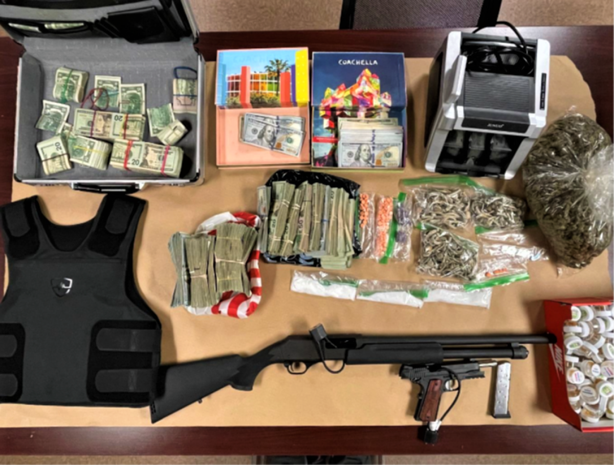 Fountain Valley Police's Crime Suppression Unit on Aug. 11 seized drugs, guns from a man's home in Orange.