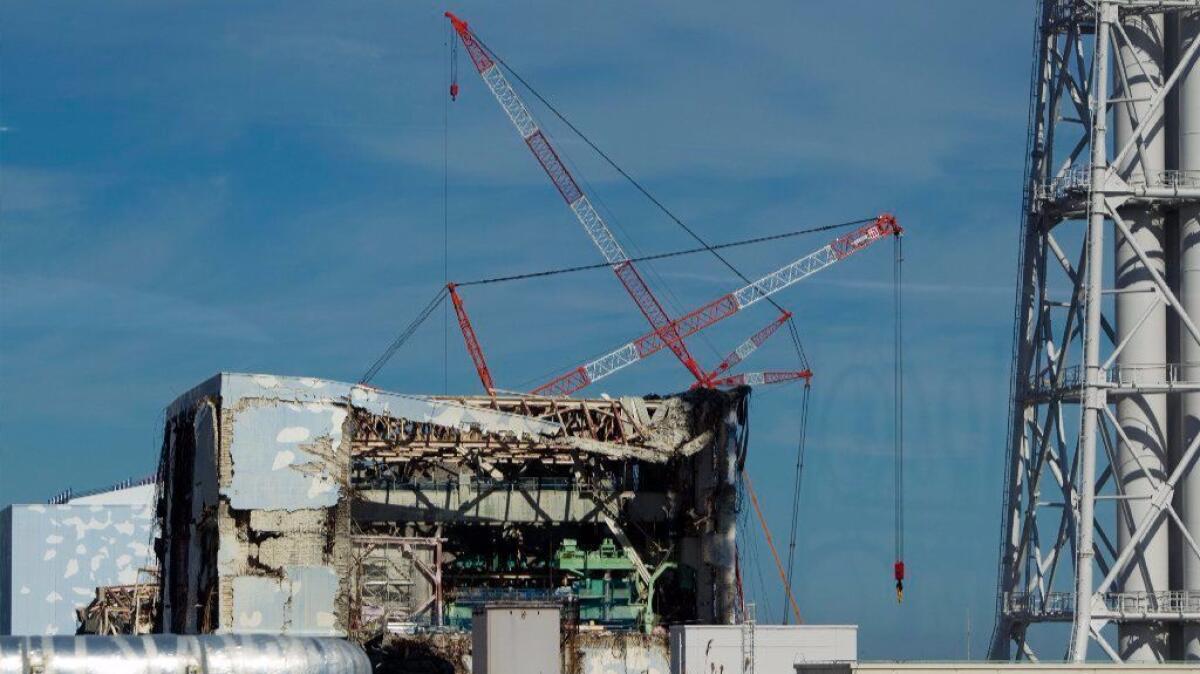 A reactor building of the Fukushima Daiichi nuclear power station in Japan is pictured in 2011.