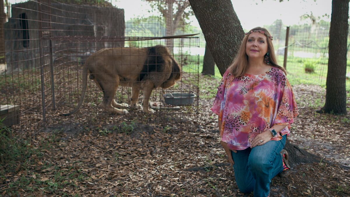 Carole Baskin in "Tiger King"