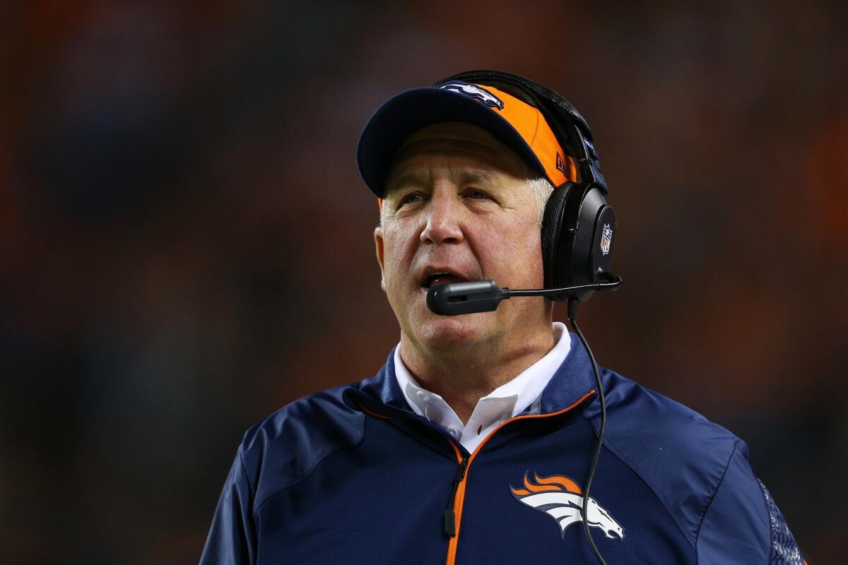 The Denver Broncos have gone 2-1 since Coach John Fox left the team to undergo heart surgery.