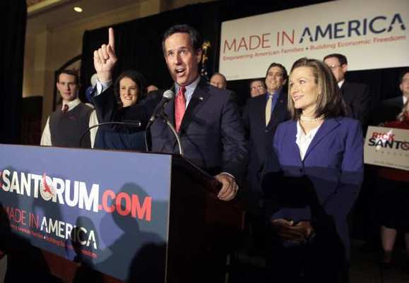 Rick Santorum wins Minnesota, Missouri and Colorado