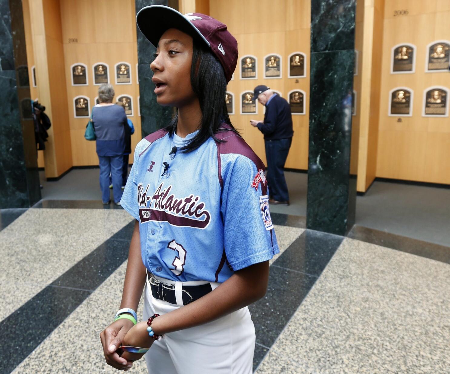 Mo'ne Davis donates LLWS jersey to Hall of Fame – News-Herald