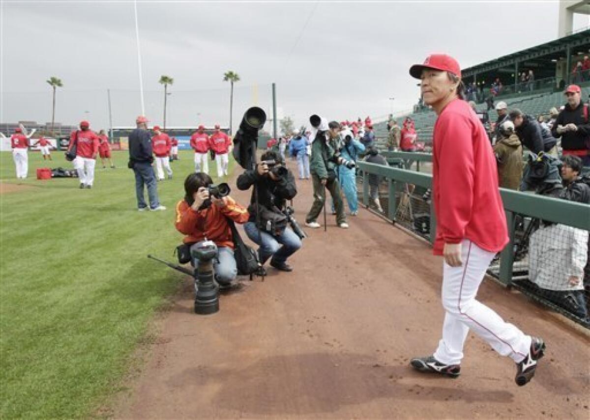 Angels, Hideki Matsui agree to 1-year deal - The San Diego Union