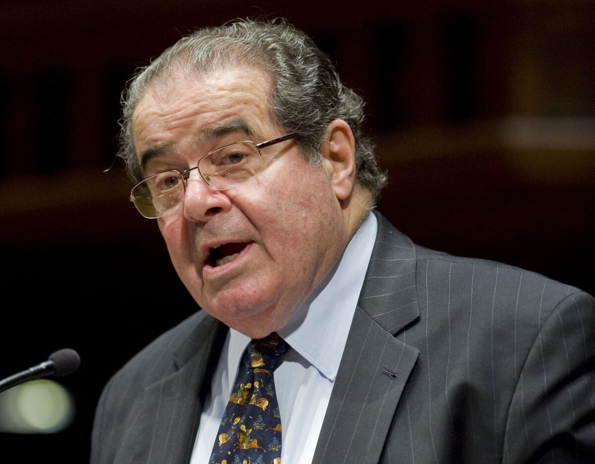 Supreme Court Justice Antonin Scalia agreed that an Alabama defendant did not have a proper defense in his murder trial.