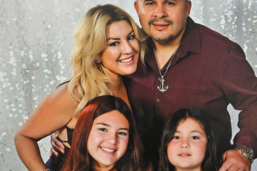 Deputy Arturo Atilano Valadez, who died by suicide in November, and his family.