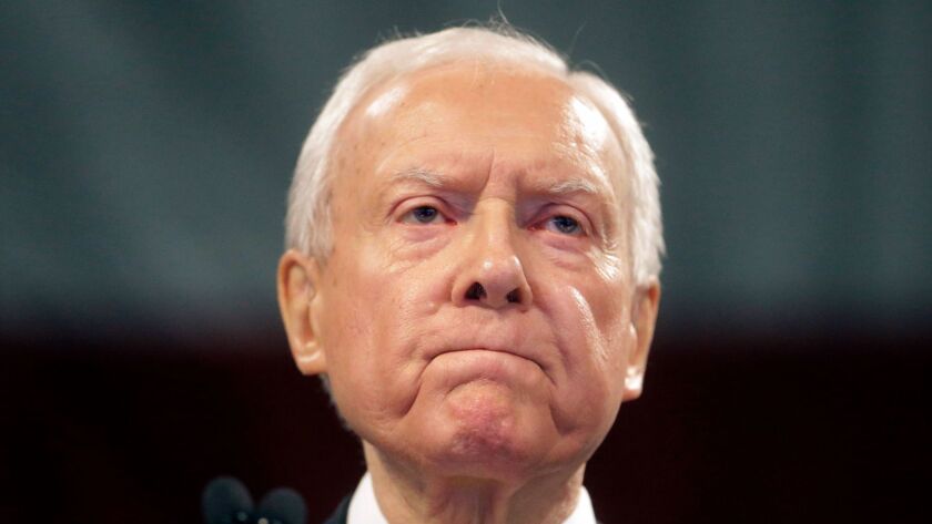 Sen. Orrin Hatch (R-Utah): Shouldn't he be speaking up more loudly for a children's health program he helped to launch?