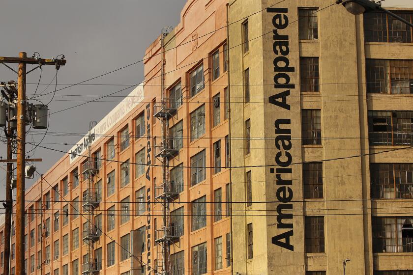 American Apparel is selling off its assets following a bankruptcy filing in November.