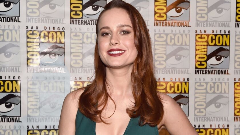 Brie Larson will star in the superhero movie "Captain Marvel," set for release in 2019.
