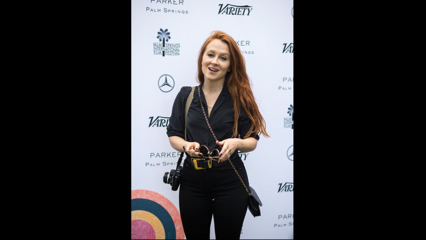 Elizabeth Wood, director of "White Girl," at the Variety magazine luncheon, where she was recognized as one of "10 Directors to Watch."