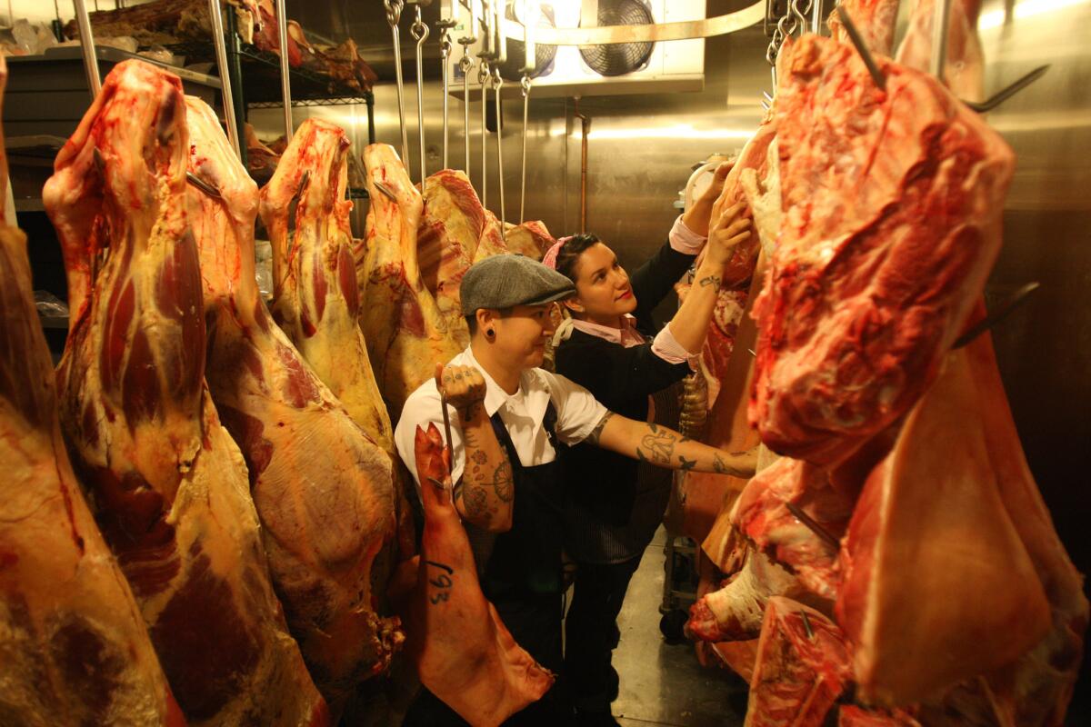 At Lindy & Grundy, learn the secrets for pig butchering prowess in their Pork 101 class.