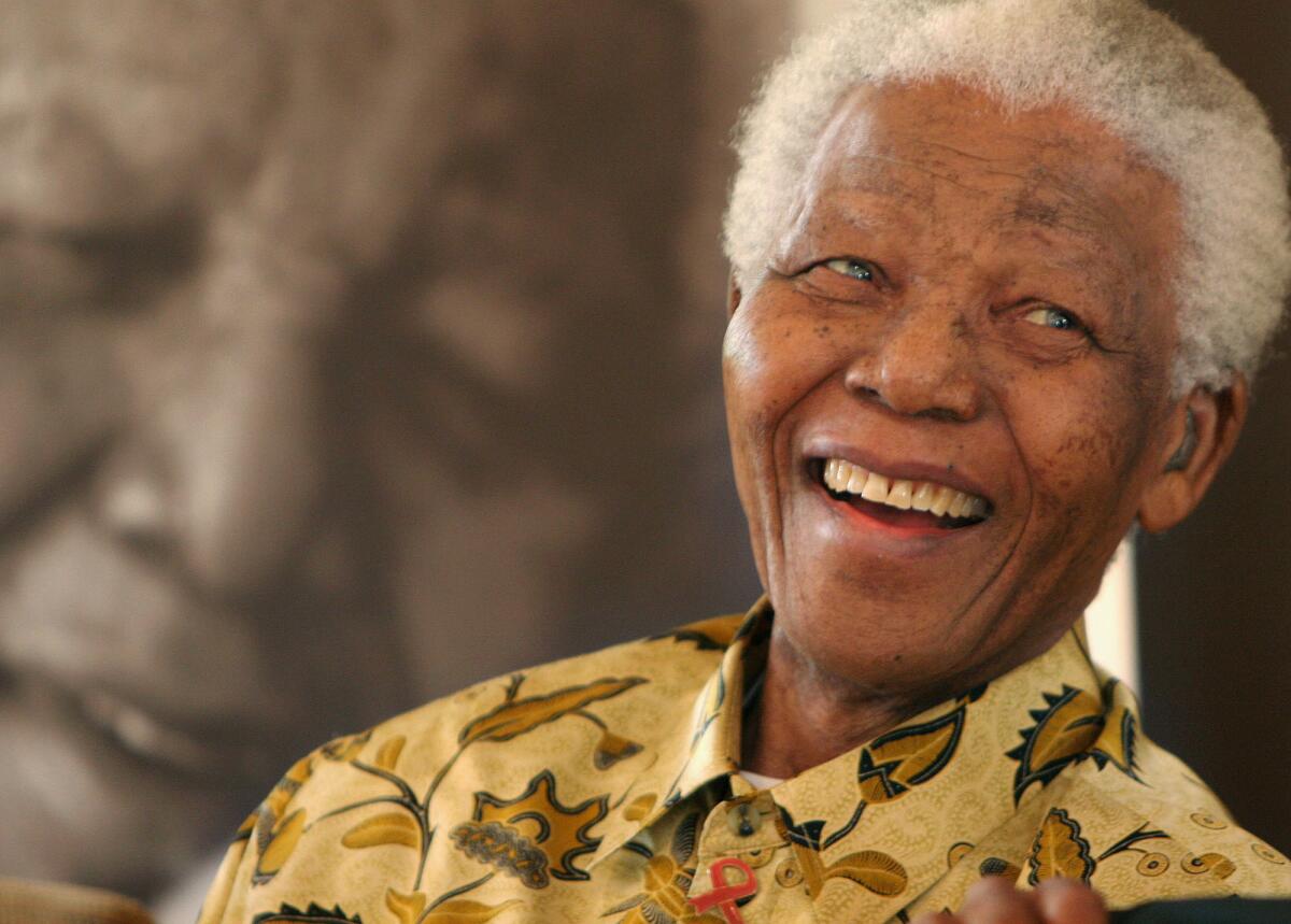 Former president of South Africa, Nelson Mandela, in a 2005 photo,