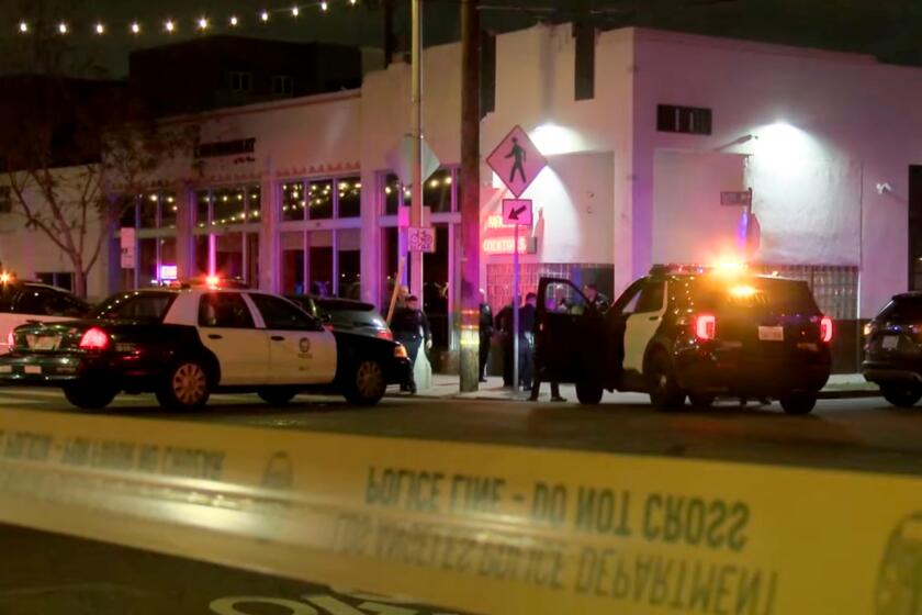 Two people were wounded and another man was killed when a woman alleged opened fire at a San Pedro bar earlier this year. Estrella Rojas was arrested Thursday as the main suspect in the Jan. 20 shooting at the Machista bar, on 10th Street and Pacific Avenue.