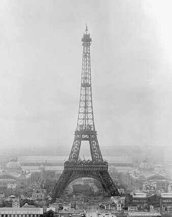 Even before it was done, some French big shots decided it was barbarous, stupefying and odious. In 1887, as construction began, composer Charles Gounod, writer Guy de Maupassant, painter William Bouguereau, architect Charles Garnier and scores of other sensitive French creative types signed a petition in protest, labeling the tower "useless and monstrous ... a gigantic black factory chimney, its barbarous mass overwhelming and humiliating all our monuments and belittling our works of architecture, which will just disappear before this stupefying folly ... this odious column of bolted metal." Picture dated March 31, 1889, shows the Eiffel Tower in Paris just after it was built.