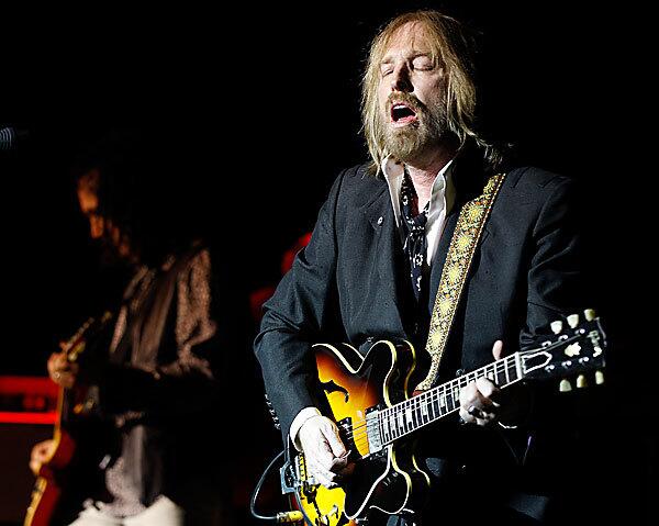 Tom Petty and the Heartbreakers perform a benefit for KCSN radio at the Plaza Del Sol Performance Art Center on the campus of Cal State Northridge.