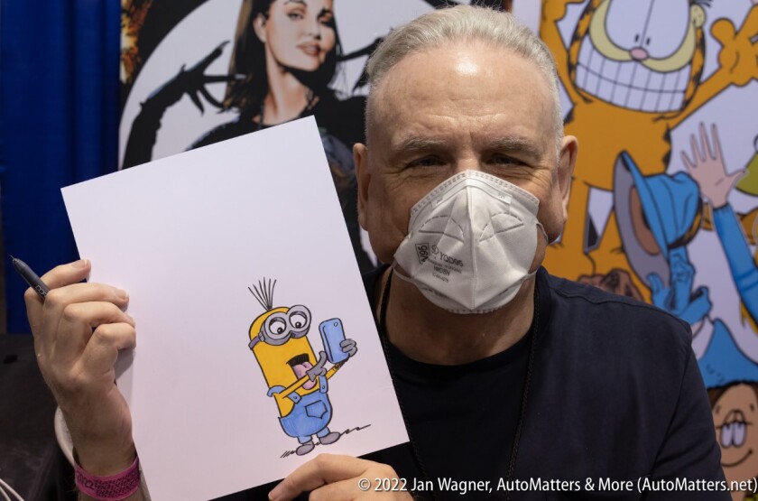 Illustratie van een Minion door Steve