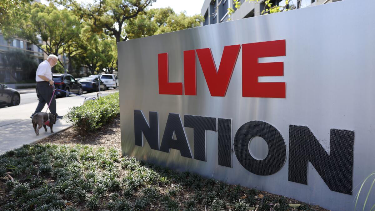 Former Live Nation executive says he was fired after raising 'financial misconduct' concerns