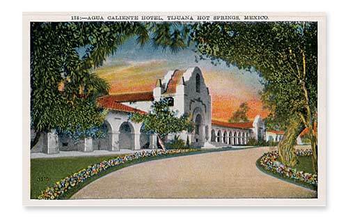 Vintage Agua Caliente postcards