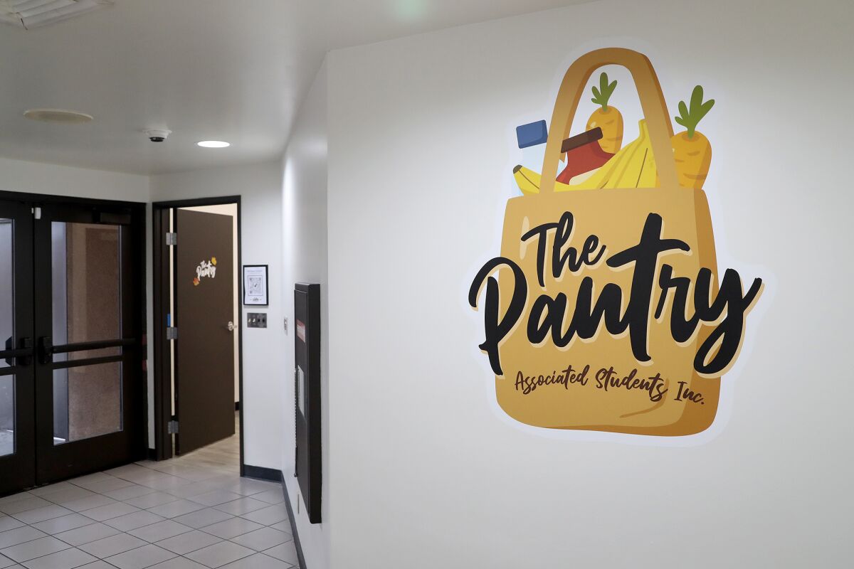 The Titan Student Union food pantry at Cal State Fullerton is now open for service.