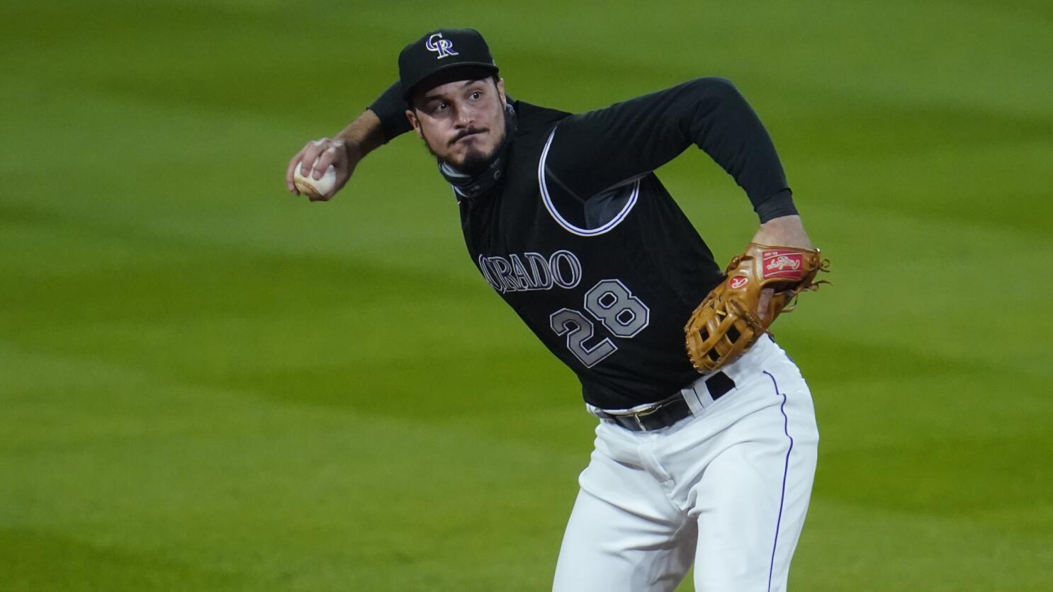 Colorado Rockies Team-Issued 2020 Home Opener Jersey: Nolan