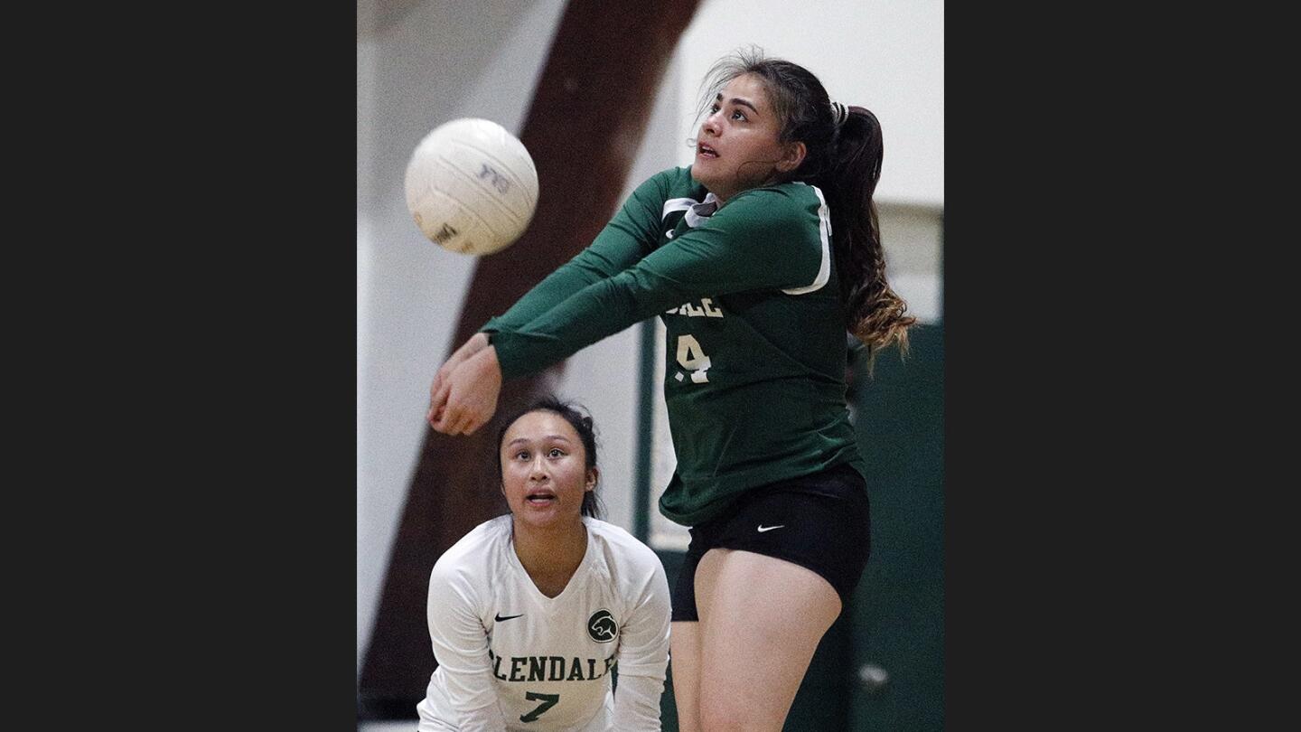 Photo Gallery: Glendale Adventist Academy vs. Providence in Liberty League girls' volleyball