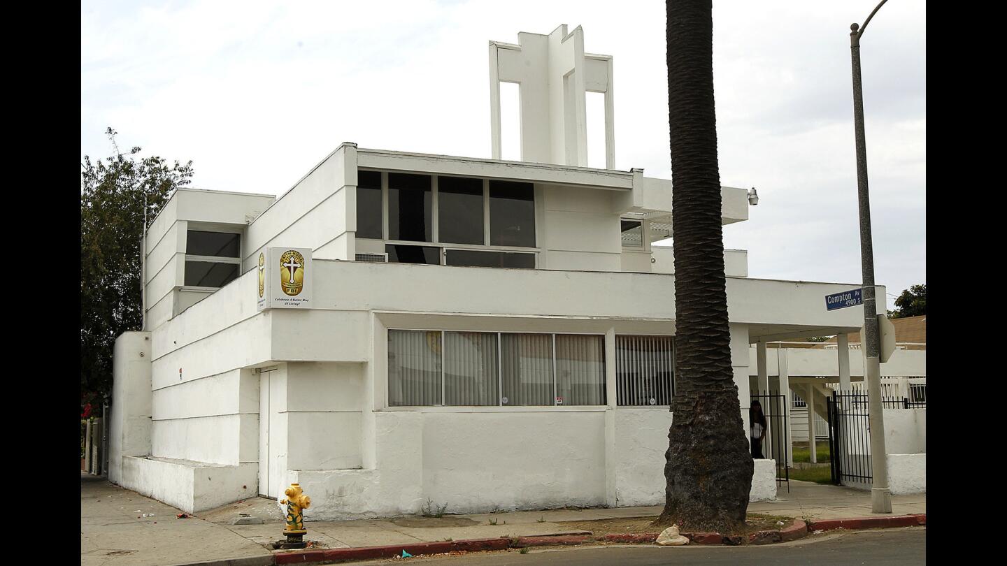 Faith-Build International church members restored the Bethlehem Baptist Church in South L.A., designed by Rudolph Schindler.