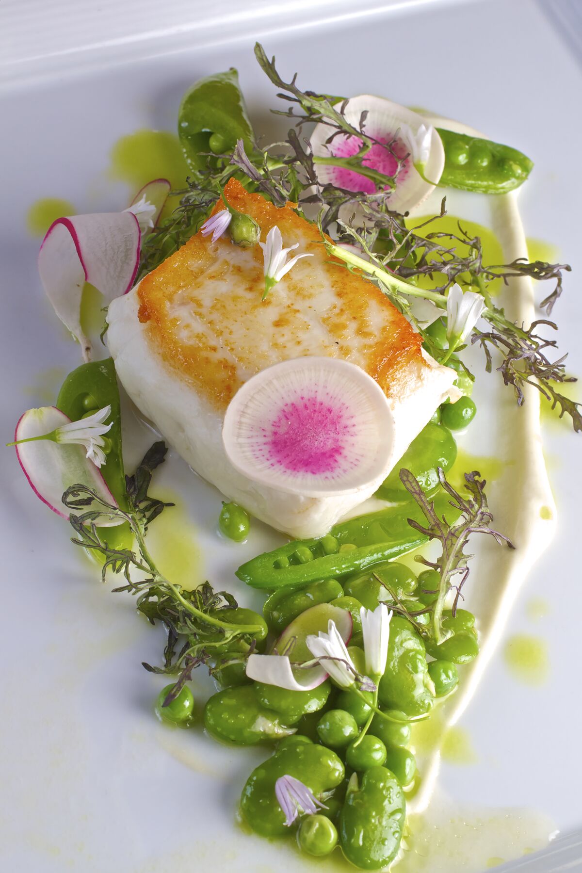 Nine-Ten Pan Roasted Local Halibut