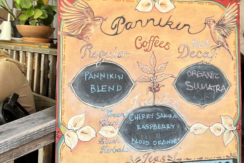 Just a few days left before it closes for good, Pannikin La Jolla's tea menu is thinning out.