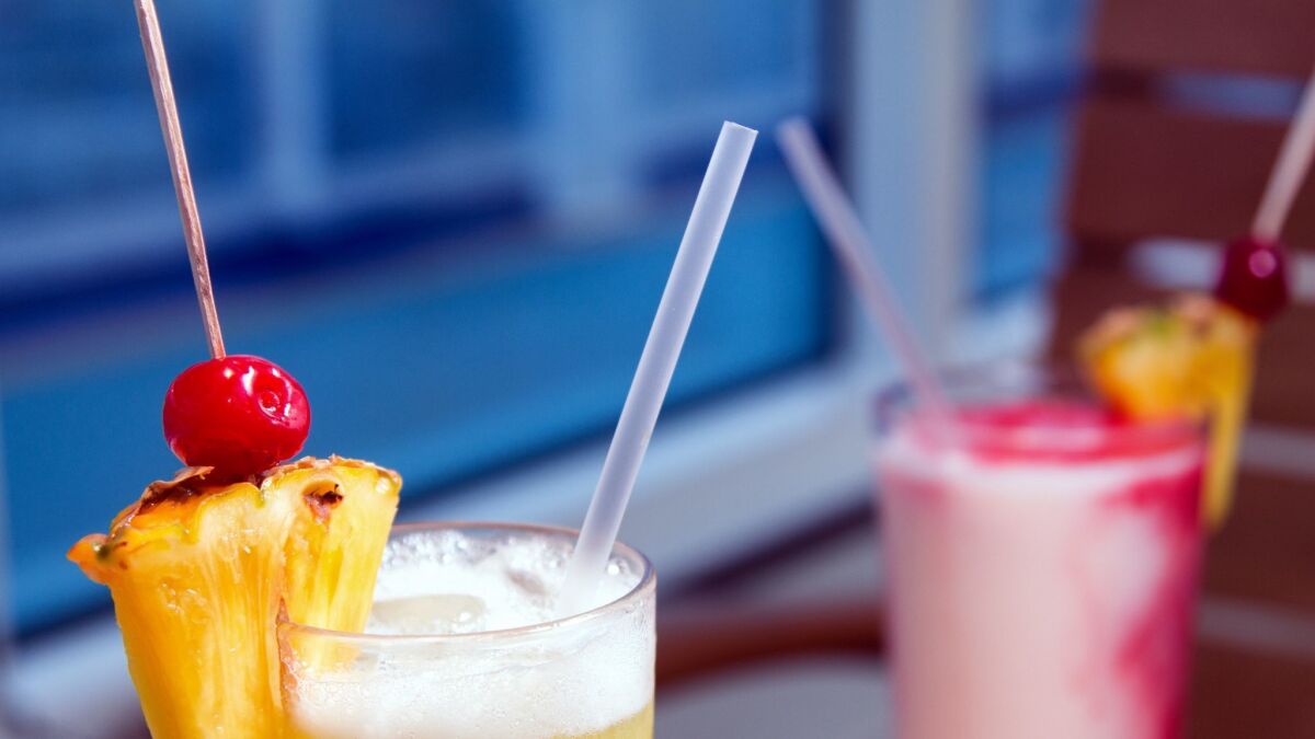 No more straws on cruise ships.