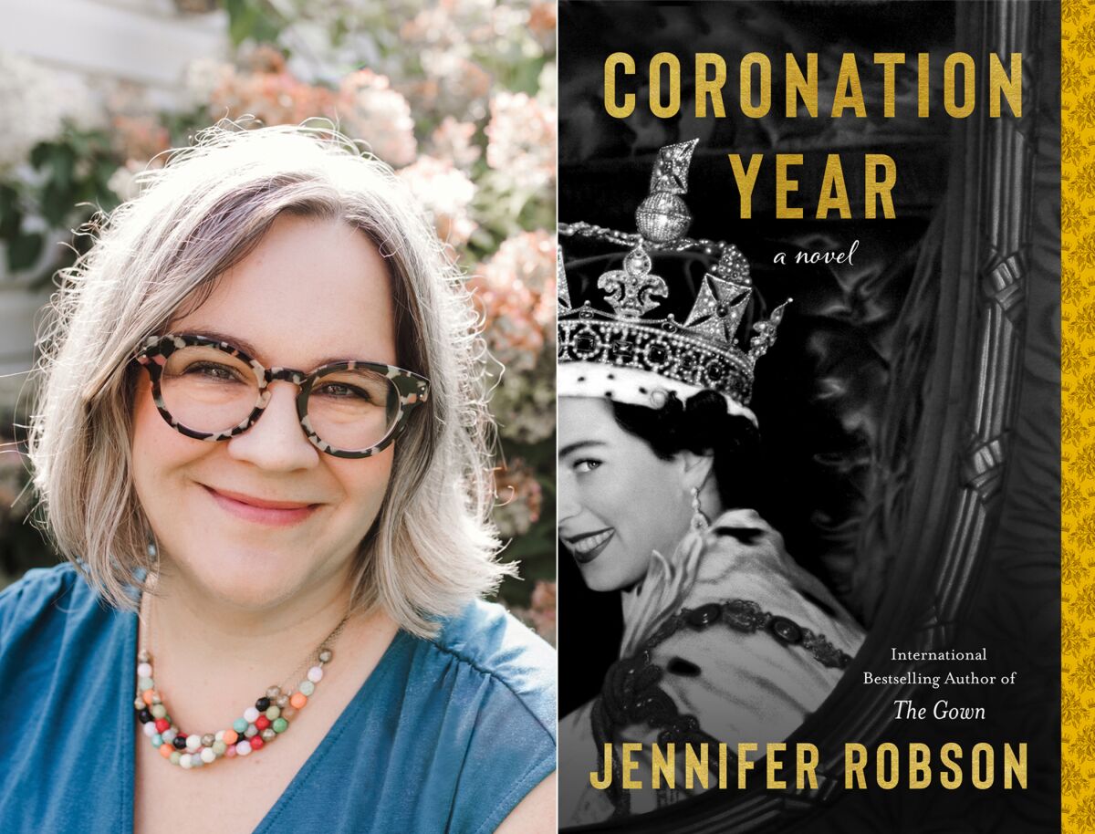 Author Jennifer Robson and her book "Coronation Year."