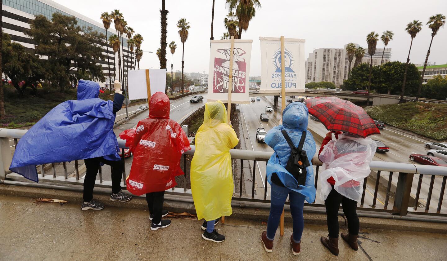 L.A. teachers go on strike