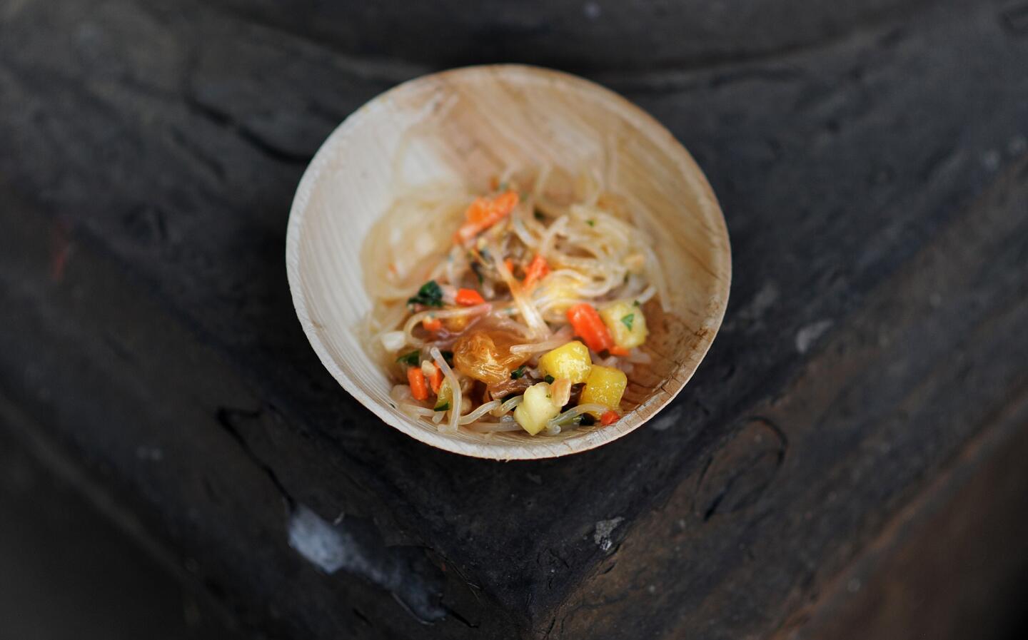 The glass noodle salad by Asian Box