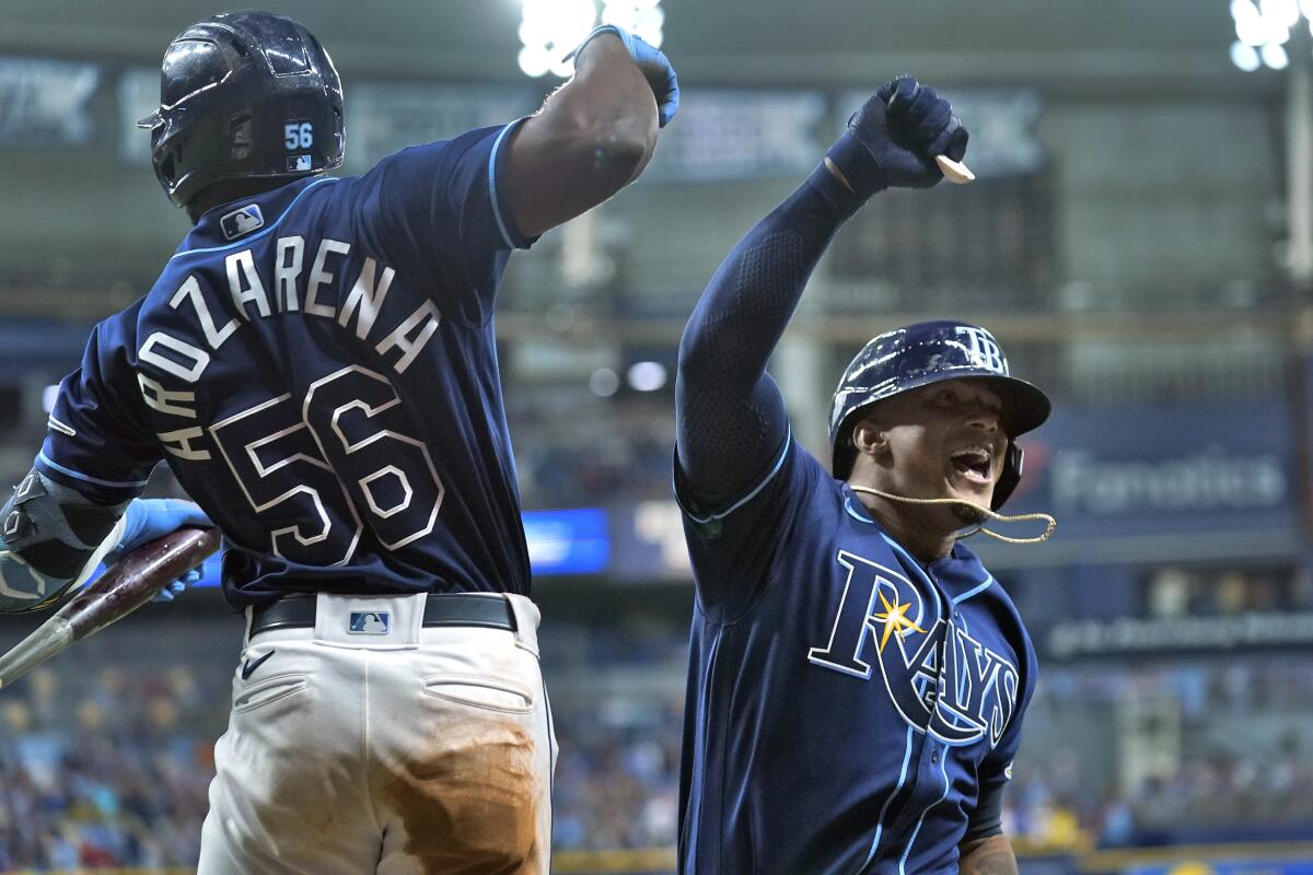 Franco HR, double in debut, but Rays lose to Red Sox in 11th - The San  Diego Union-Tribune
