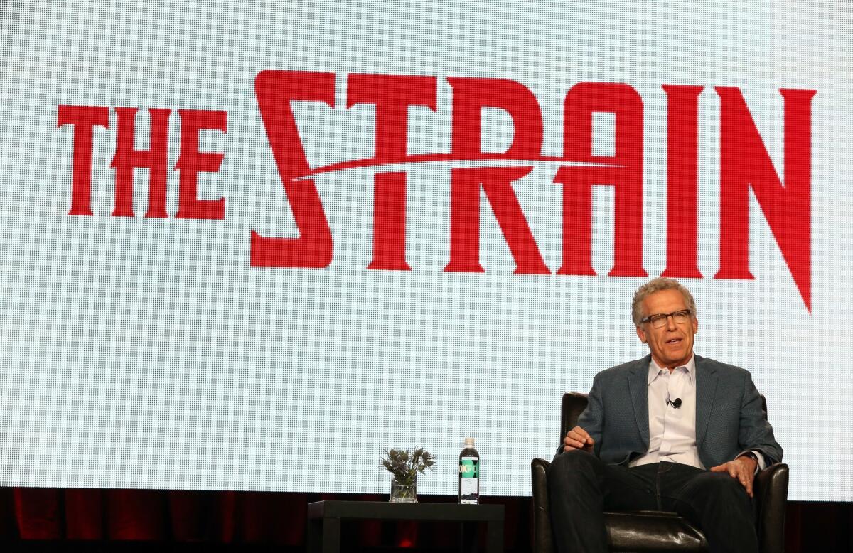Carlton Cuse, executive producer of "The Strain," discusses the new FX show during the 2014 Television Critics Assn. press tour in Pasadena.