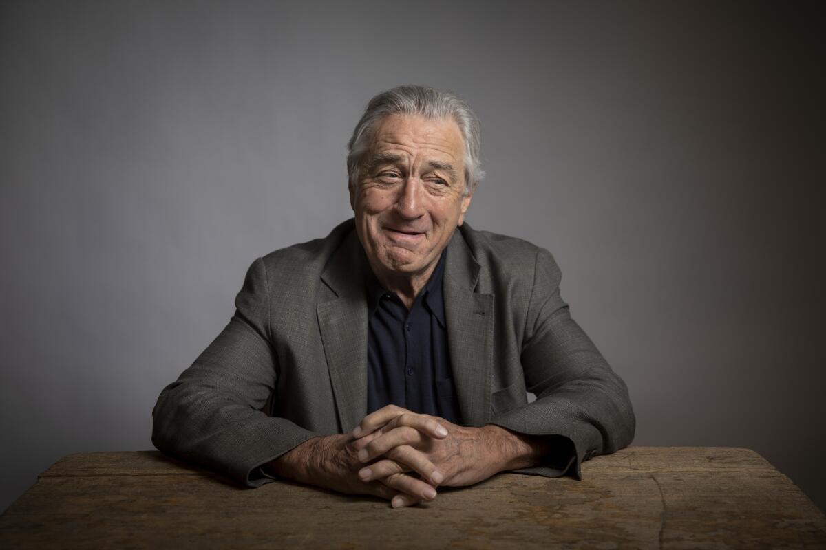 Robert De Niro is competing for a lead actor nomination for "The Irishman."