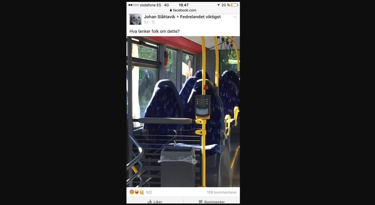 An image showing the inside of a bus went viral when an anti-immigrant group on Facebook mistook bus seats for women wearing burqas, the traditional Muslim veil that covers women from head to toe.